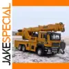 1/50 Scale Yellow Diecast Crane Truck Toy