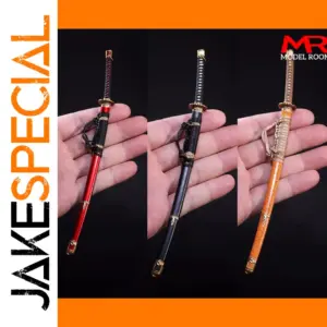 1/6 Scale Japanese Samurai Sword Model for Action Figures