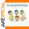 Gold-Plated RCA Socket for Audio Devices