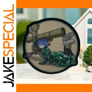 Anime Girl Printing Tactical Badge Patch for Clothing