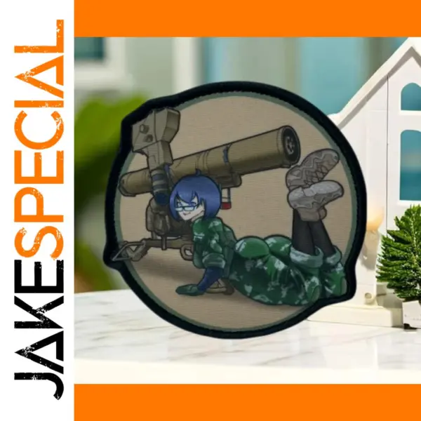Anime Girl Printing Tactical Badge Patch for Clothing