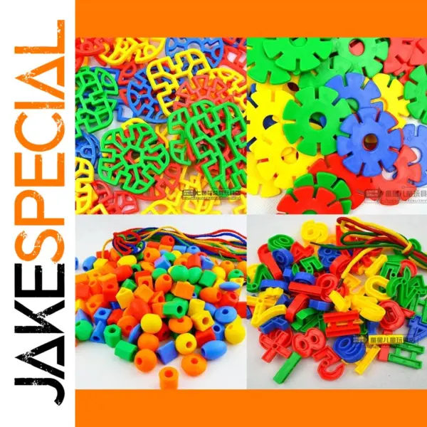 Educational Plastic Mosaic Building Blocks Set
