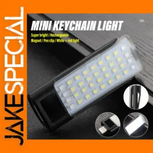 Mini Rechargeable LED Flashlight Keychain