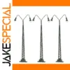 3pcs HO Scale Lattice Mast Track Lights