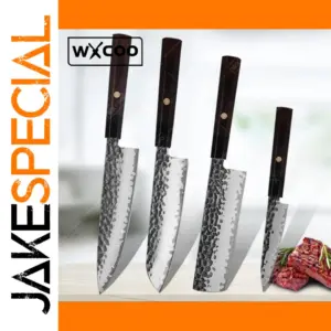Hand Forged Chef Knife Set with Boning Knife