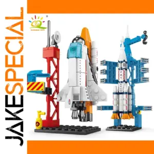 HUIQIBAO Mini Space Rocket Building Blocks Set