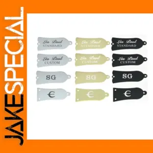 Alloy Metal Truss Rod Cover Plate for Les Paul Guitars