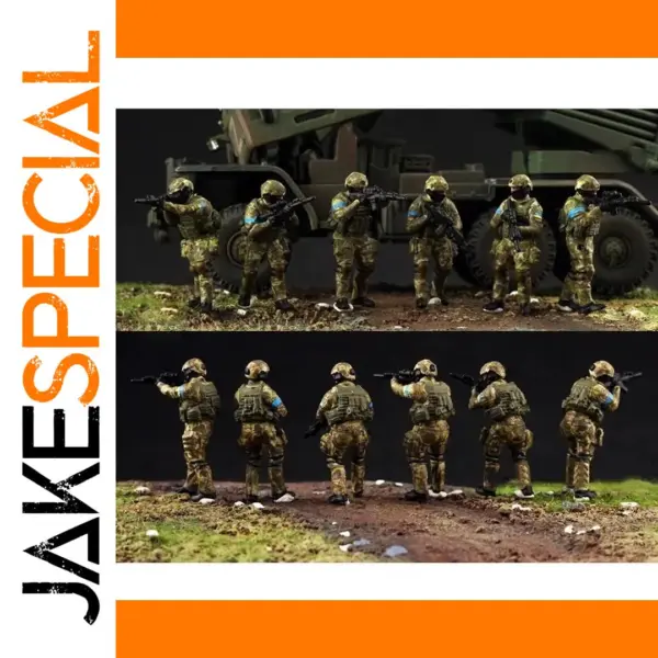 1/72 Scale Ukrainian Mercenaries Figures Set