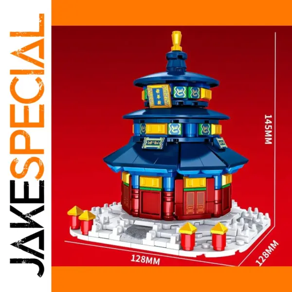Temple of Heaven Building Blocks Toy Set