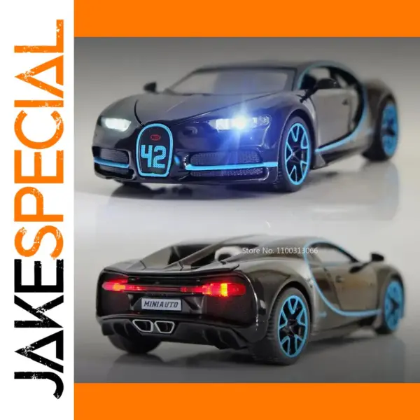 1:32 Bugatti Chiron Diecast Car Model