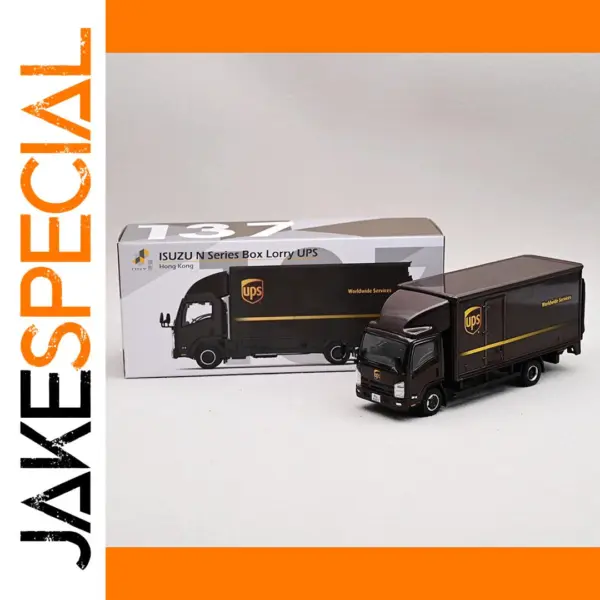 Isuzu N Series Diecast Box Lorry Model
