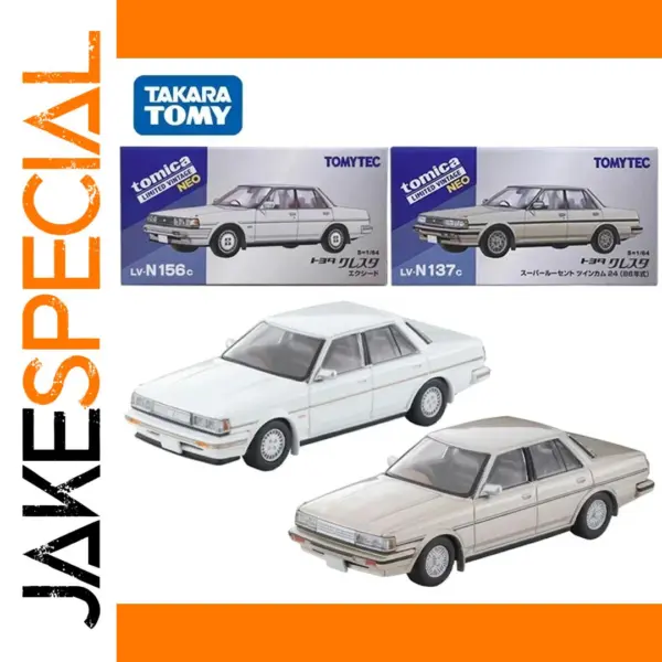 Toyota Cresta 1/64 Diecast Model Cars Set