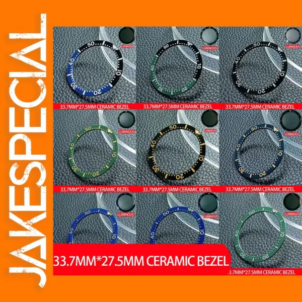 Luminous Ceramic Bezel Insert for Watches