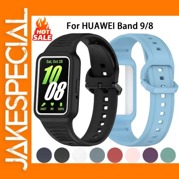 Silicone Strap for Huawei Band 8/9 & Galaxy Fit 3