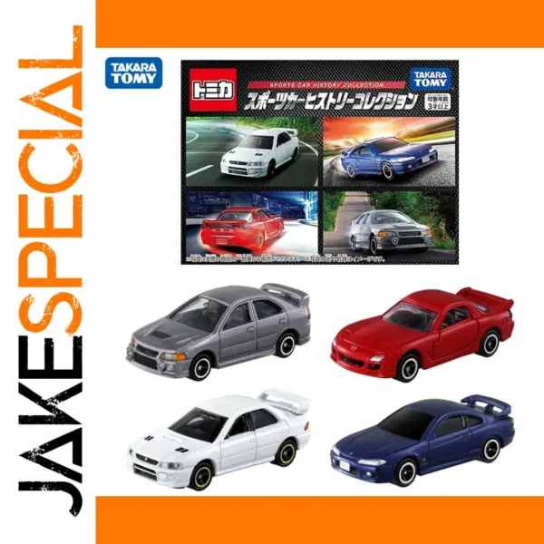 Tomica 4 Pcs Diecast Sports Car Set