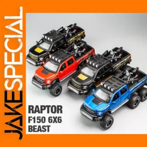 1/28 Ford Raptor F150 Diecast Model Car