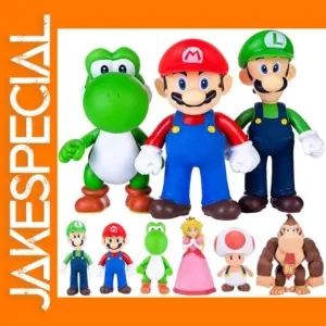 6Pcs Super Mario PVC Action Figures Set