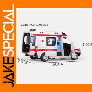 1:36 Scale Diecast City Ambulance Model Car
