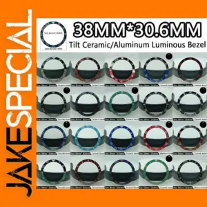 38mm Ceramic Bezel for GMT Dive Watch Model D0H66D0C3CLG00C8KS8G