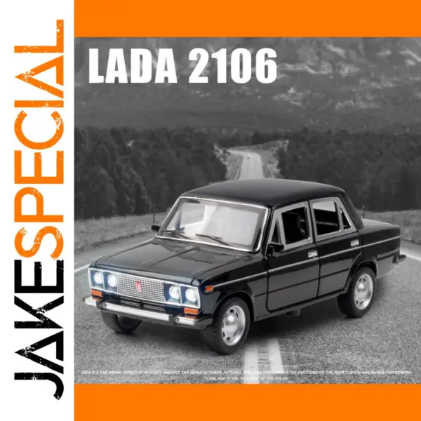 1:24 LADA 2106 Alloy Model with Sound and Light
