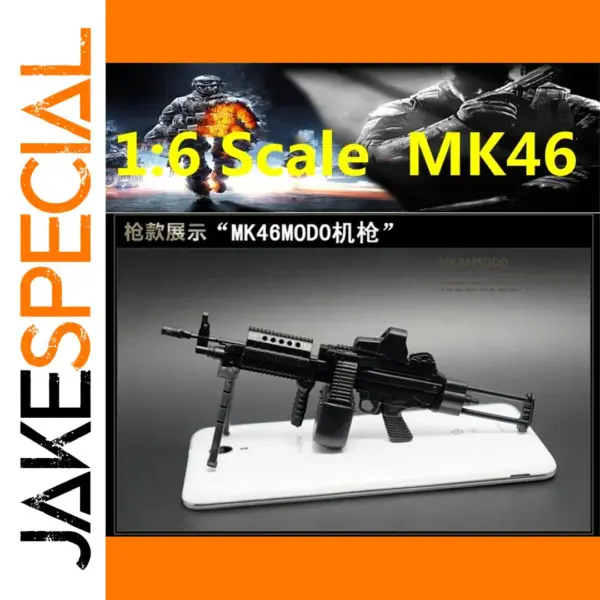 1:6 Scale MK46 Gun Model for Action Figures