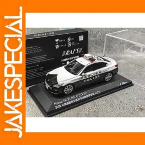 Nissan Skyline GT V37 Police Diecast Model