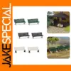 HO Scale 1/87 Garden Park Benches Set