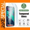 4PCS Tempered Glass for Multiple iPhone Models