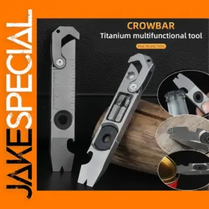 Titanium Alloy EDC Crowbar Screwdriver Tool