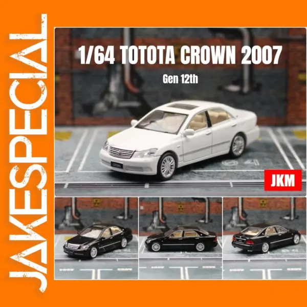 1/64 Toyota Crown 2007 Diecast Model Car