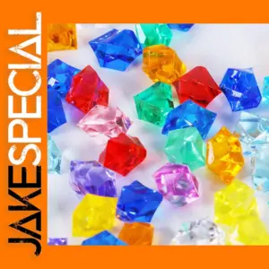 50 Piece Colorful Acrylic Chess Pawns Set