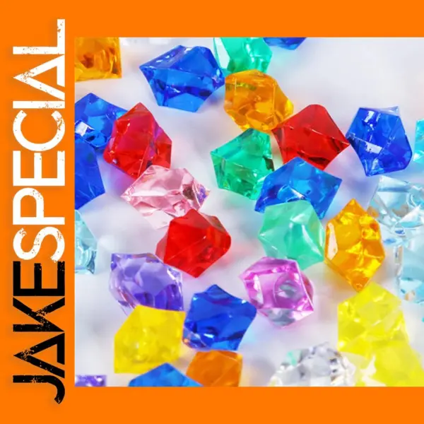 50 Piece Colorful Acrylic Chess Pawns Set