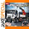 Mechanical Power Engineering Vehicle Crane Building Blocks Set