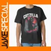 Funny Cat Catzilla T-Shirt for Cat Lovers