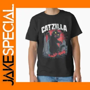 Funny Cat Catzilla T-Shirt for Cat Lovers