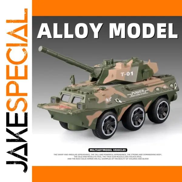 Diecast Tank Armored Vehicle Toy Model