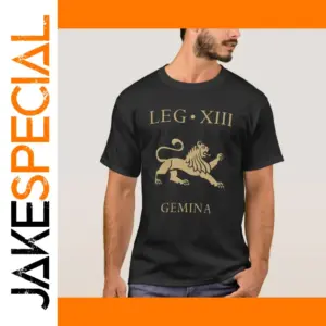 Roman Legion SPQR T-Shirt Lion Emblem S-3XL