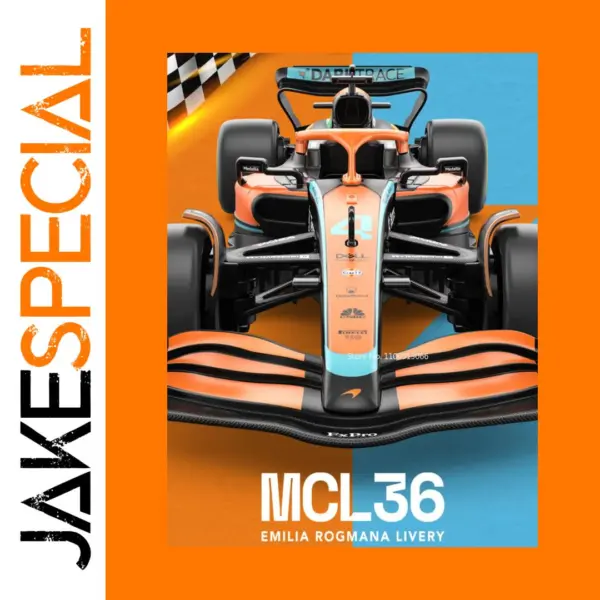 1:24 McLaren F1 MCL36 Diecast Model Car