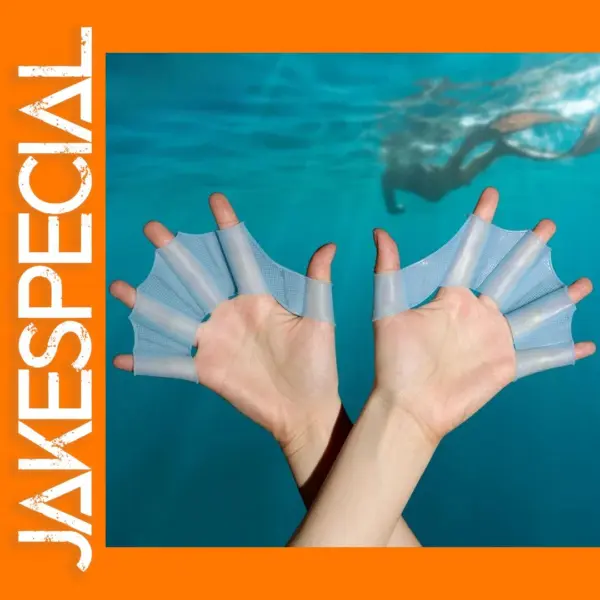 Swimming Silicone Training Gloves for Enhanced Technique