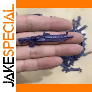 1/8 Scale Plastic Machine Gun for Dolls