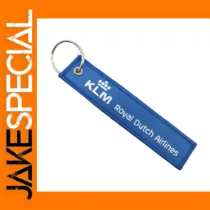 KLM Royal Dutch Airlines Keychain Trinket