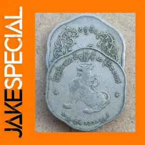 24mm Burma Commemorative Coin - Genuine Metal Collection