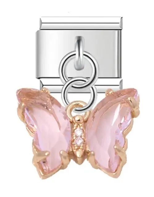 Zircon Butterfly Charm for DIY Bracelets 28 Zircon Butterfly Charm for DIY Bracelets - Image 28