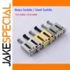 Brass and Stainless Steel Guitar Bridge Set
