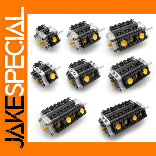 MOC Creative Gearbox Chassis Building Set