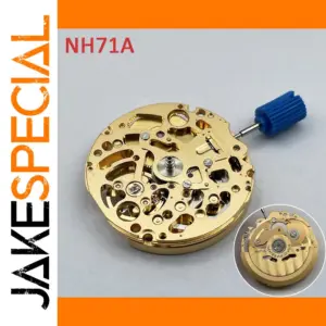Genuine Gold NH71 NH71A Mechanical Watch Movement