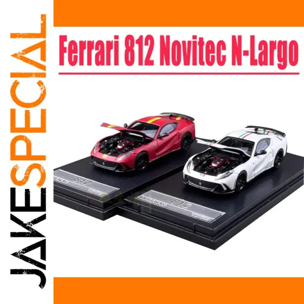 1/64 Ferrari 812 Novitec Diecast Model Car