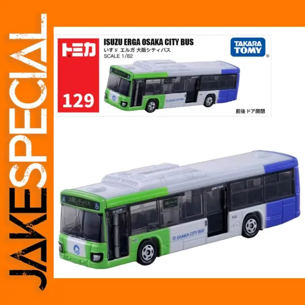 Isuzu Erga Osaka City Bus Diecast Model 1:64