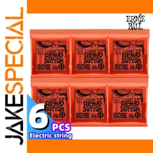 6-Pack Nickel Wound Electric Guitar Strings for Metal