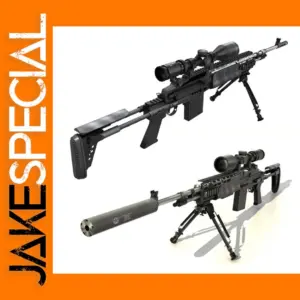 M39 EMR Assault Rifle Papercraft Model